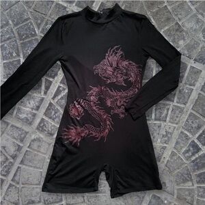 Dragon Long Sleeve Romper